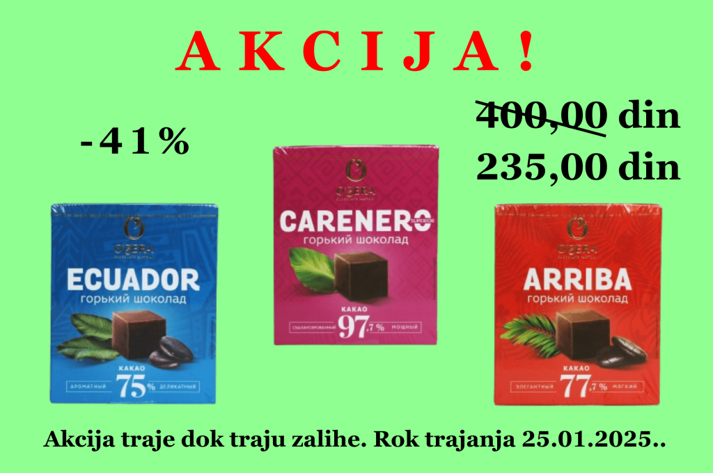 Akcija cokolade Ozera